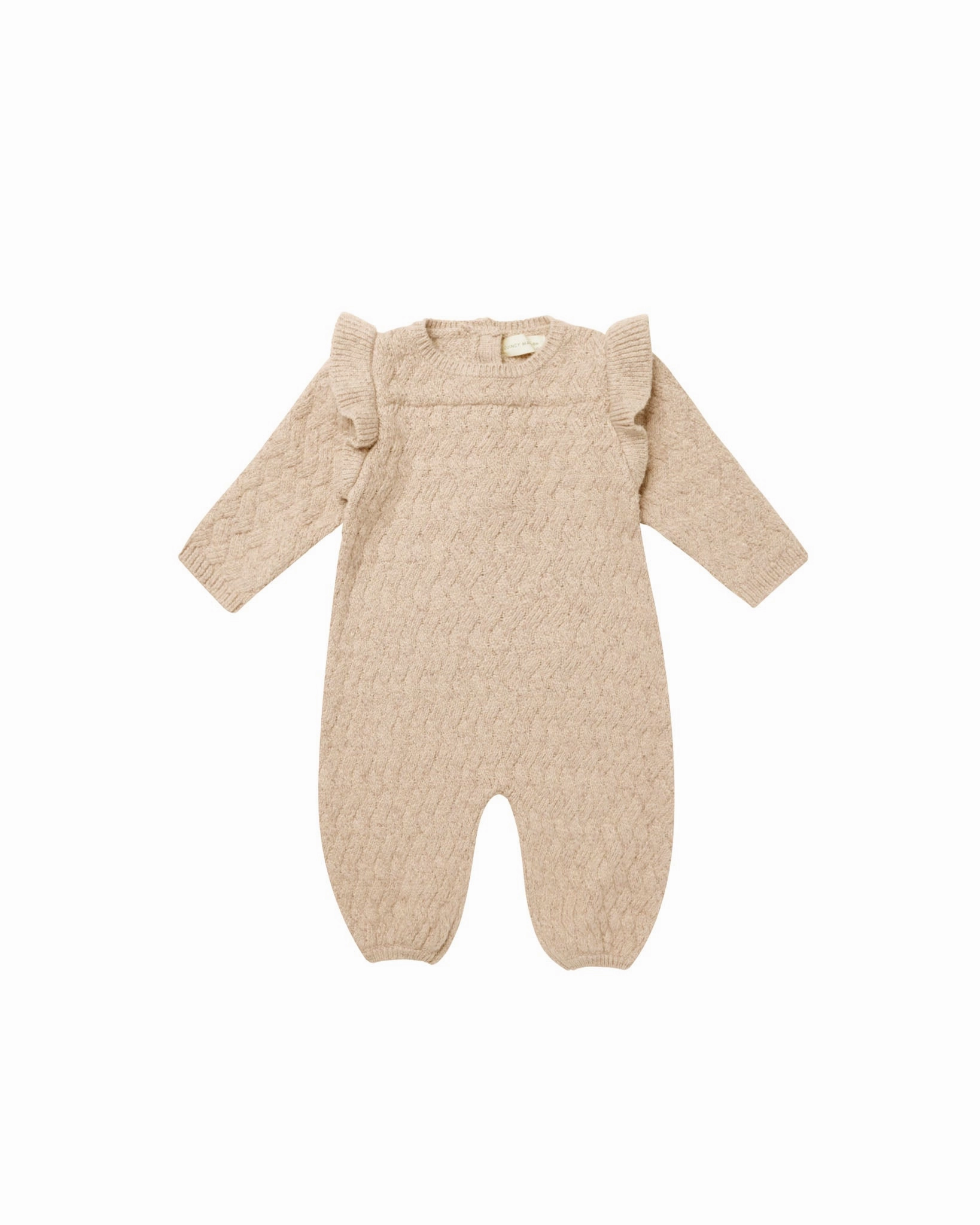 Metro Mode Long Sleeve Mira Knit Romper | Shell