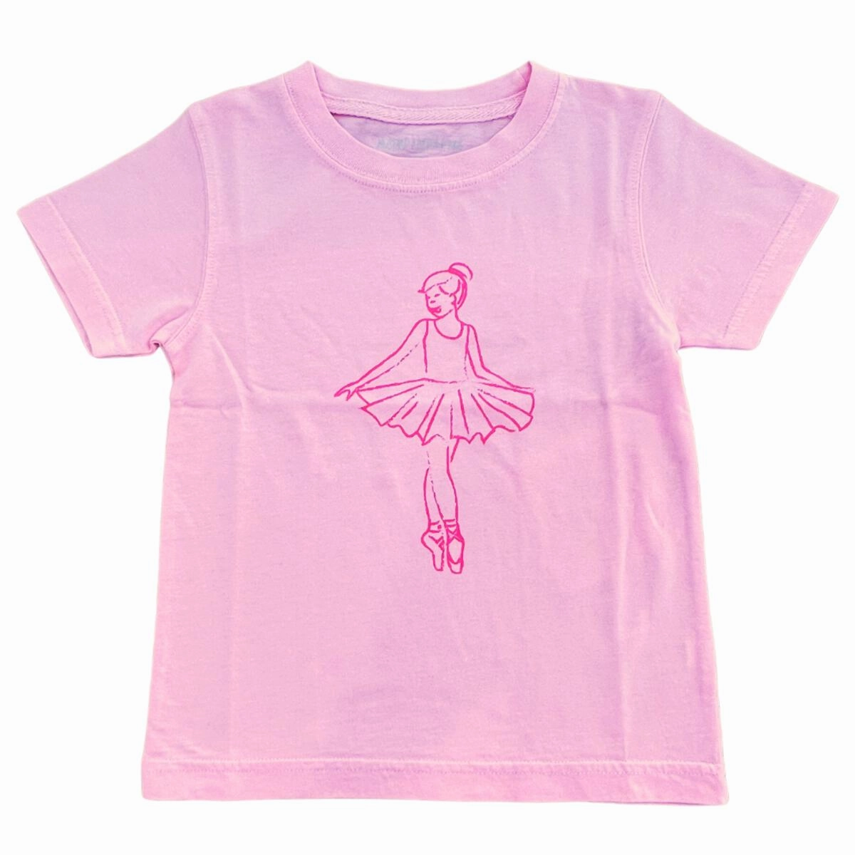 Athletic Apparel S/S Light Pink Ballerina T-Shirt