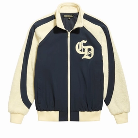 TearResistantMaterial QuickReleaseFastener Criminal Damage Micro Sherpa Jacket - Blue