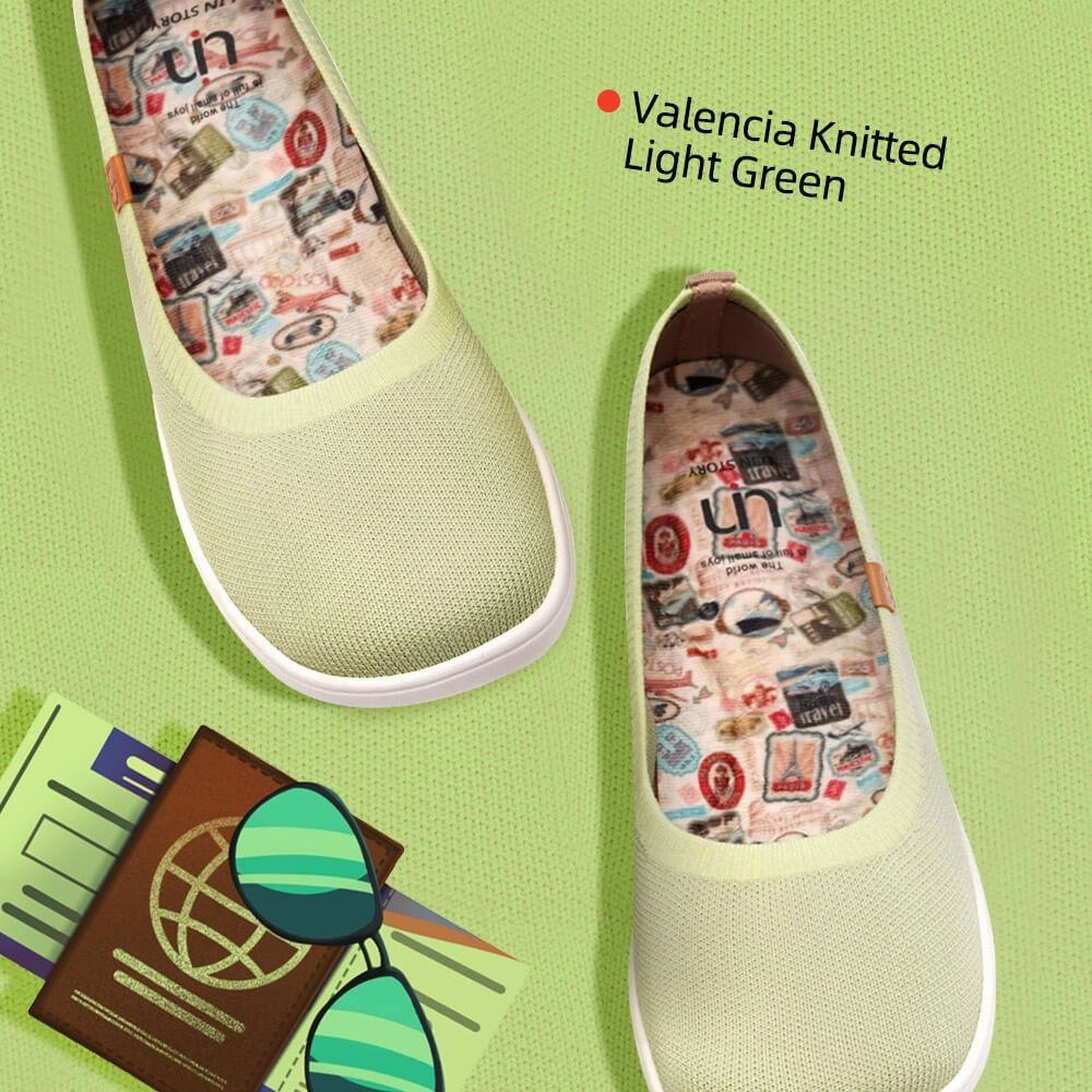 Valencia Knitted Light Green Flexible Style Charity Glow