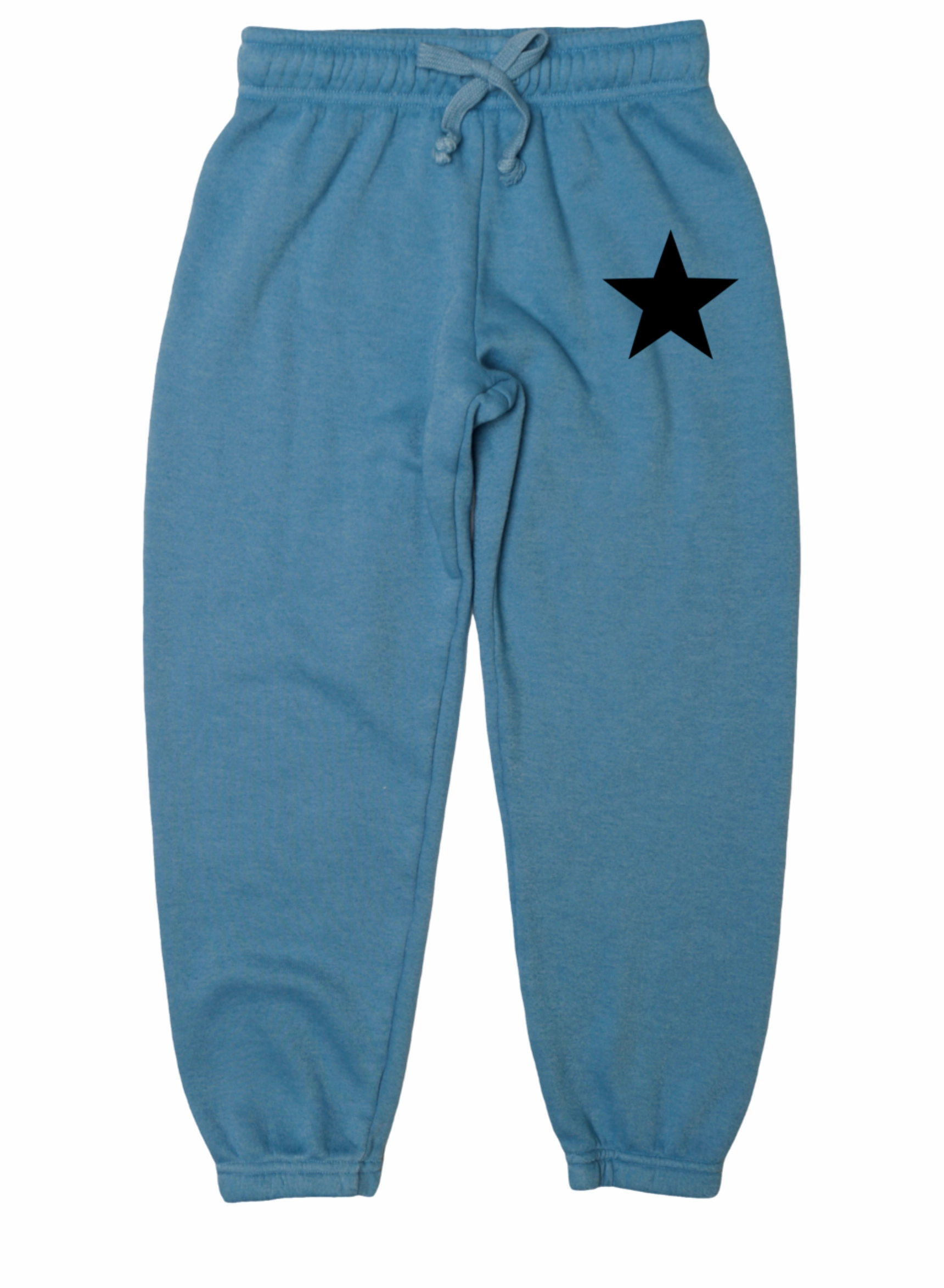Elastic Cuff w/ Star Sweatpant - Chambray Blue Planet Care Legend Fit