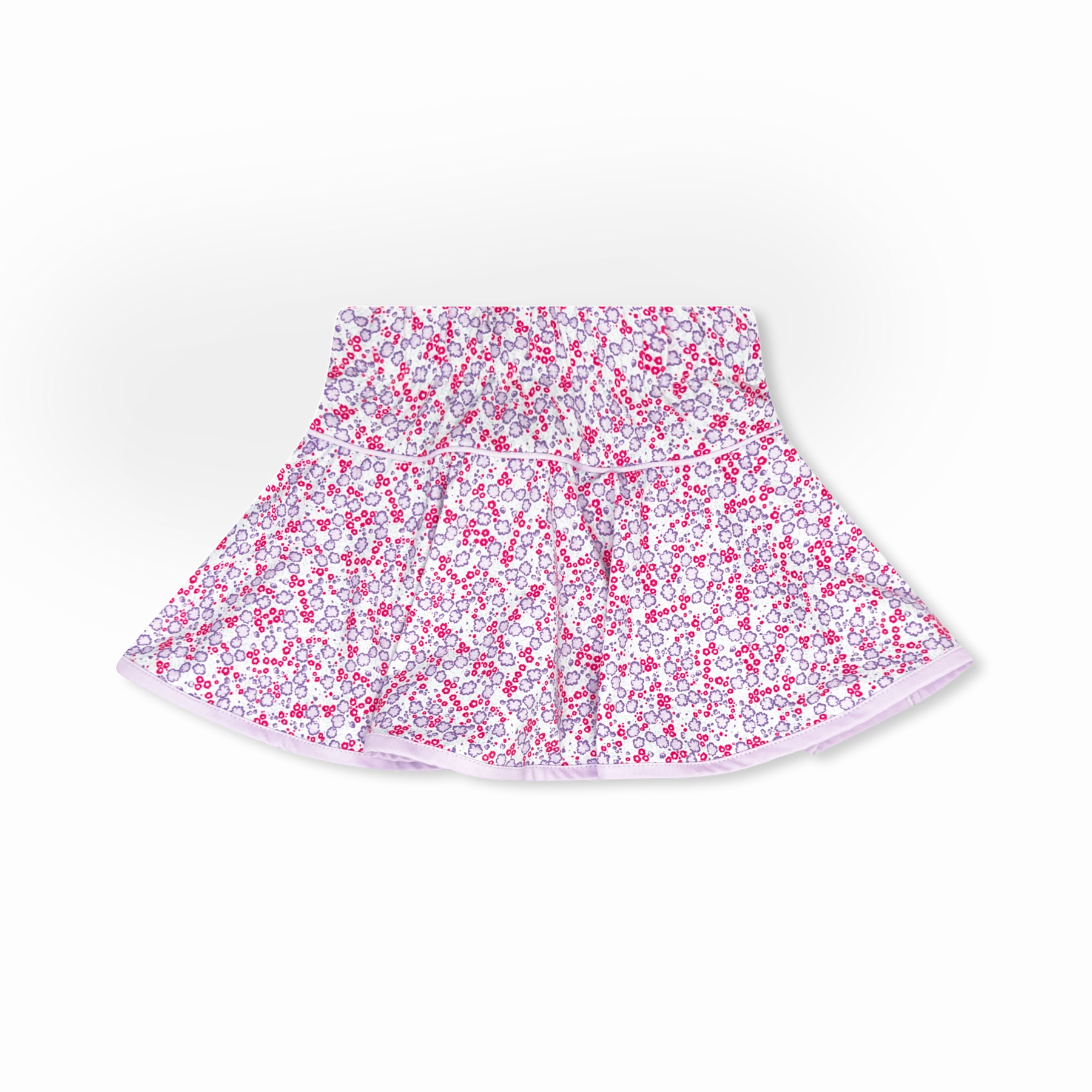 Quinn Skort - Flower Power Floral, Petal Purple HighVisibility Trim