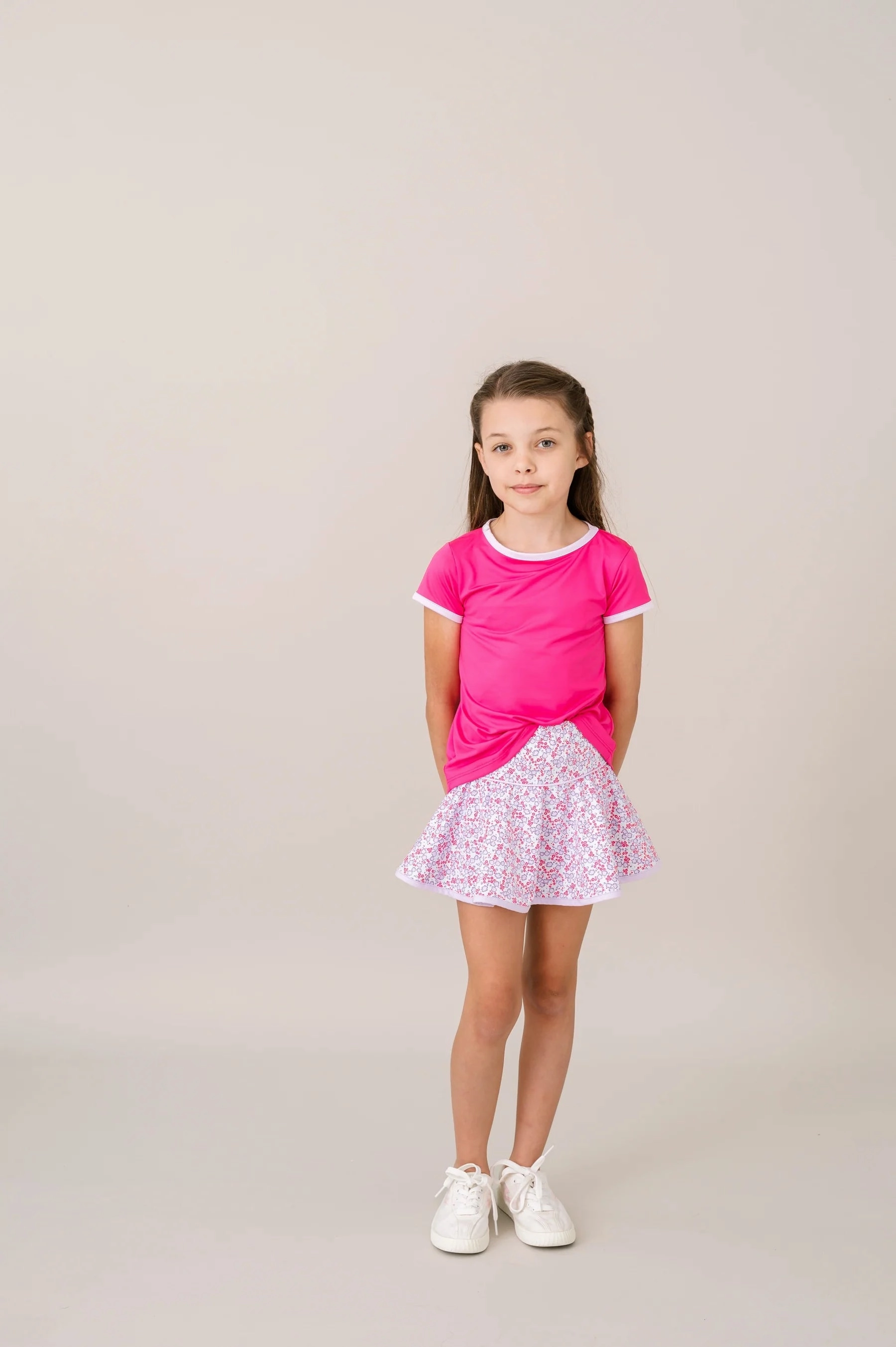 Quinn Skort - Flower Power Floral, Petal Purple Timeless Dress