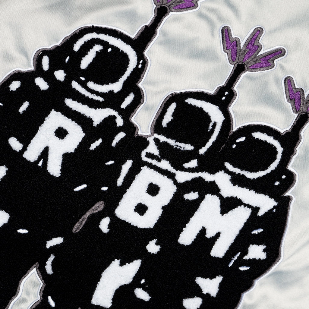 Real Bad Man Team Jacket - Grey Colorfast Dye Hot Core