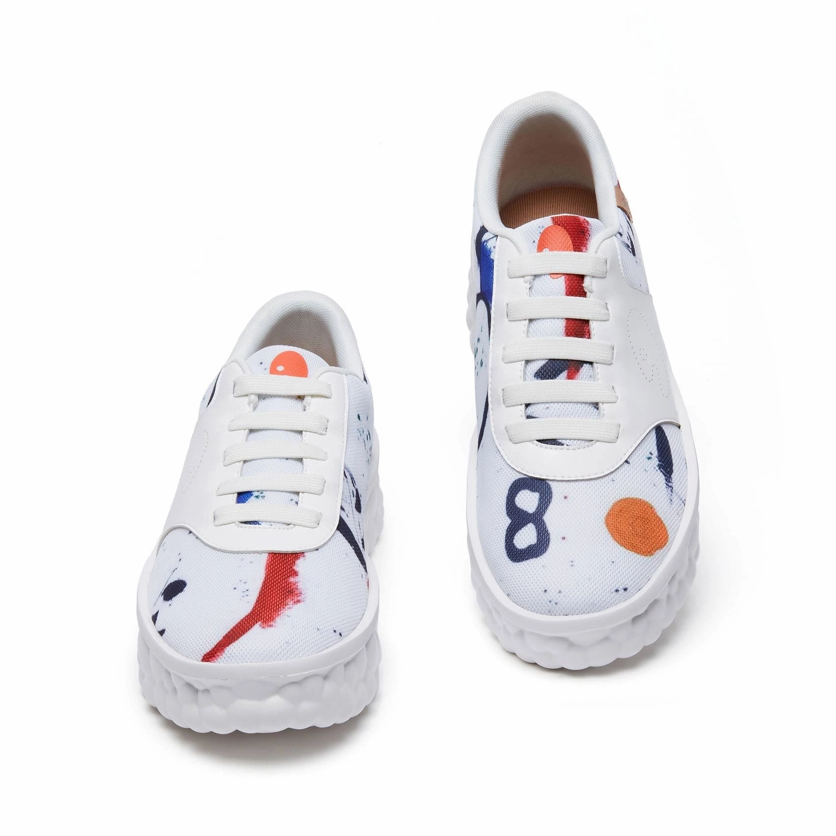 Brush Strokes Las Ramblas II Men Reinforced toe box