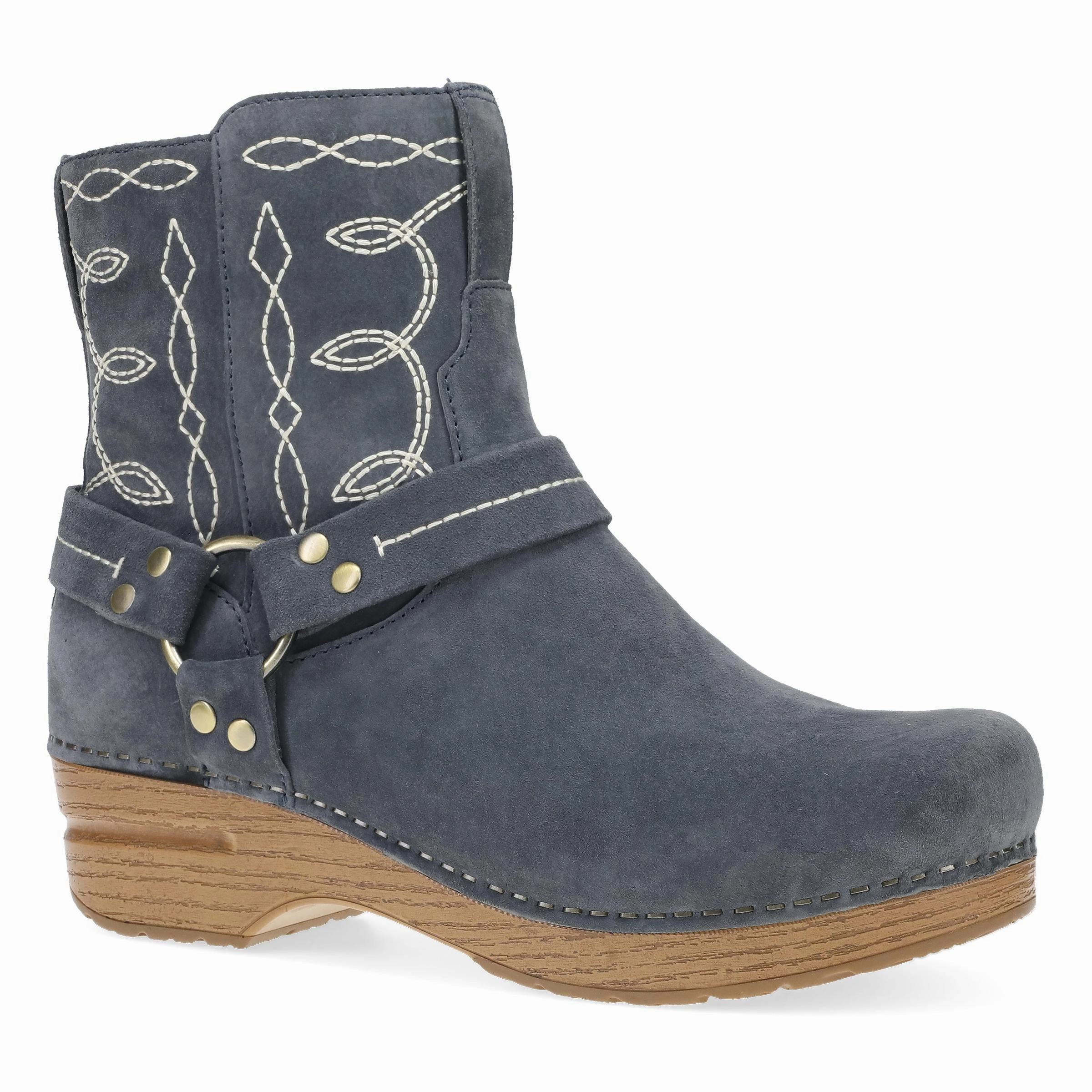 Recycled Rubber Outsole Shiloh Dusty Blue Nubuck