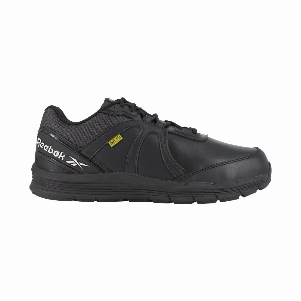 Durable Abrasion Guard Reebok Men's Guide Work Steel Toe Shoe Rb3506 In Black