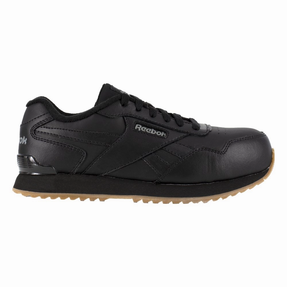 Reebok Men's Harman Classic Work Sneaker Composite Toe Rb1983 In Black Flexible Rocker Sole