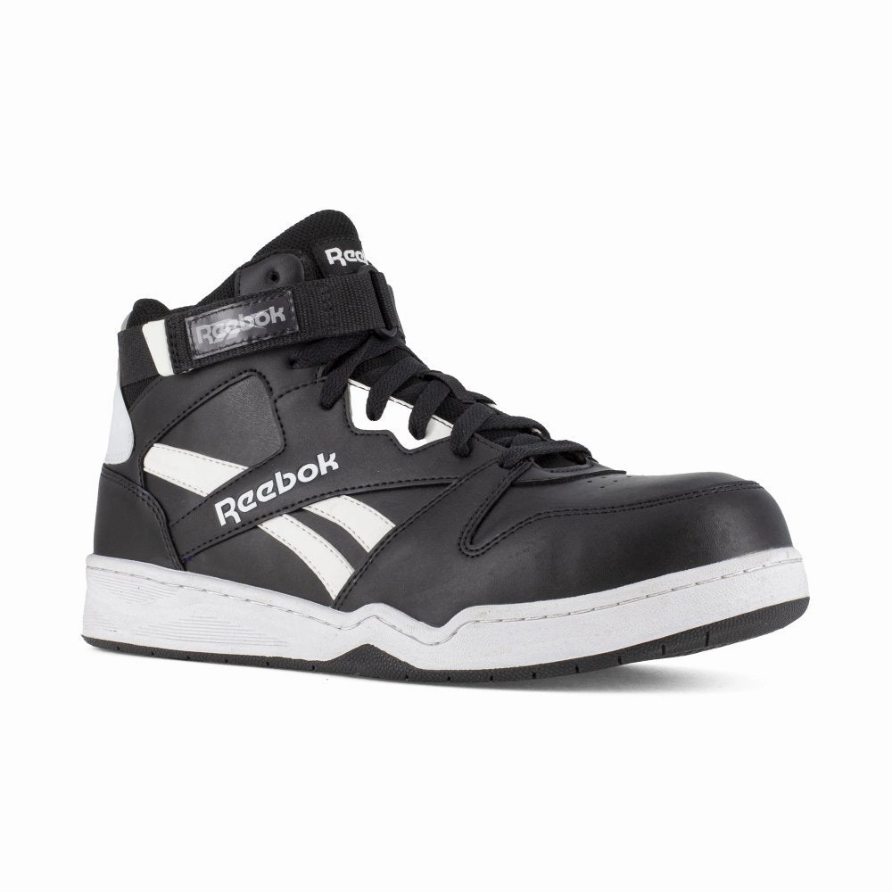 mountain athlete shoes Reebok Men's High Top Work Sneaker Composite Toe Rb4194 In Black And White