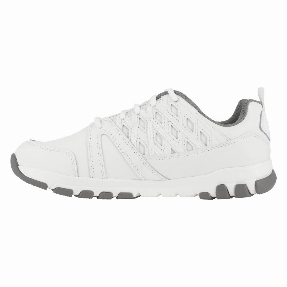 boys trail shoes Thermal Regulating Socks Reebok Sublite Athletic Work Shoe Men's Soft Toe Rb4442 In White