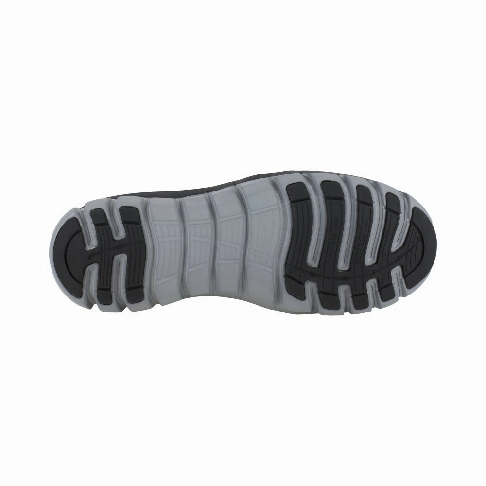 injury recovery shoes Bounce Back Midsole Compound Reebok Sublite Cushion Work Athletic Mid-cut With Cushguard Internal Met Guard Men's Alloy Toe Rb4143 In Black