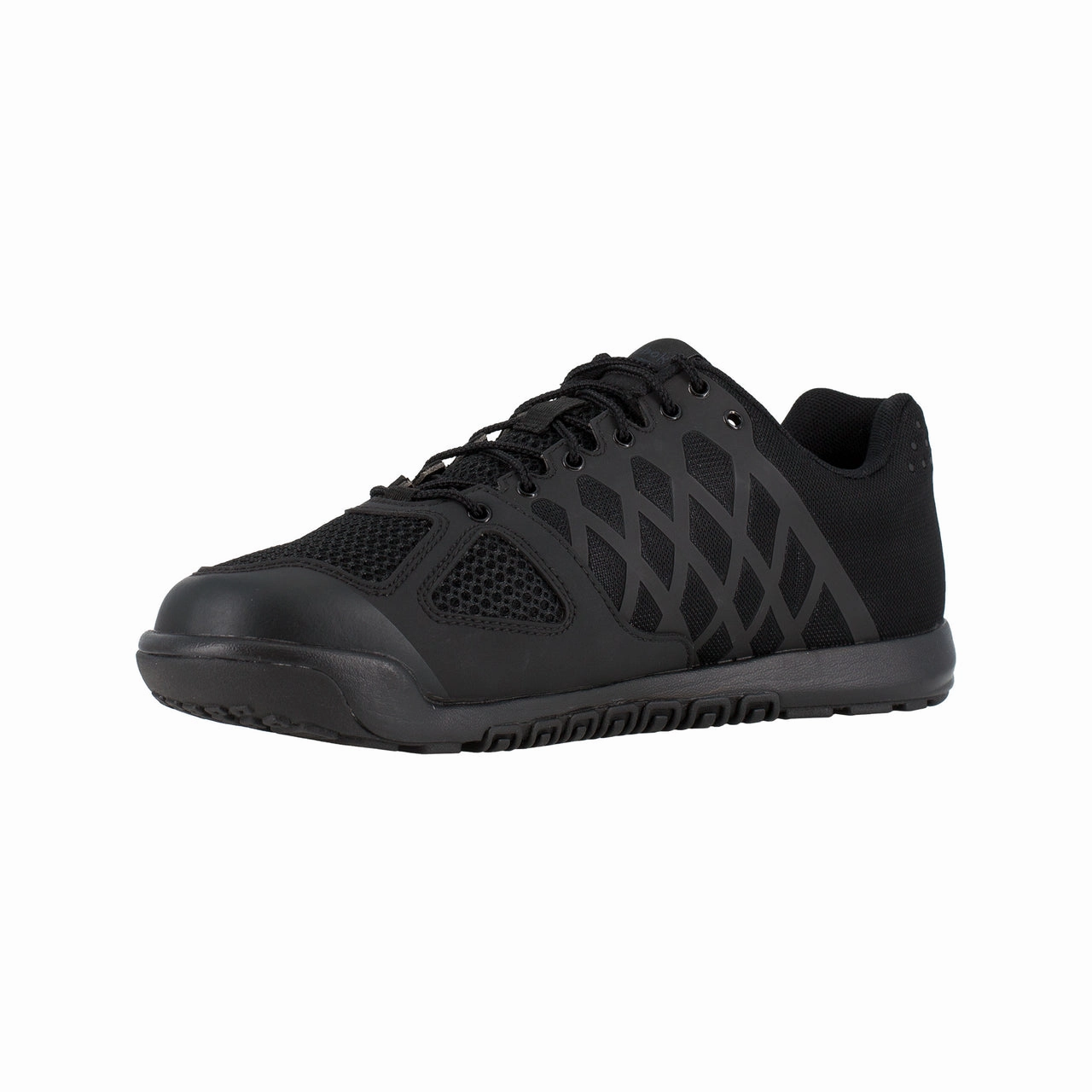 Reebok Work Nano Tactical RB7100 Men's Tactical Trainer in Black Puncture Resistant Layer