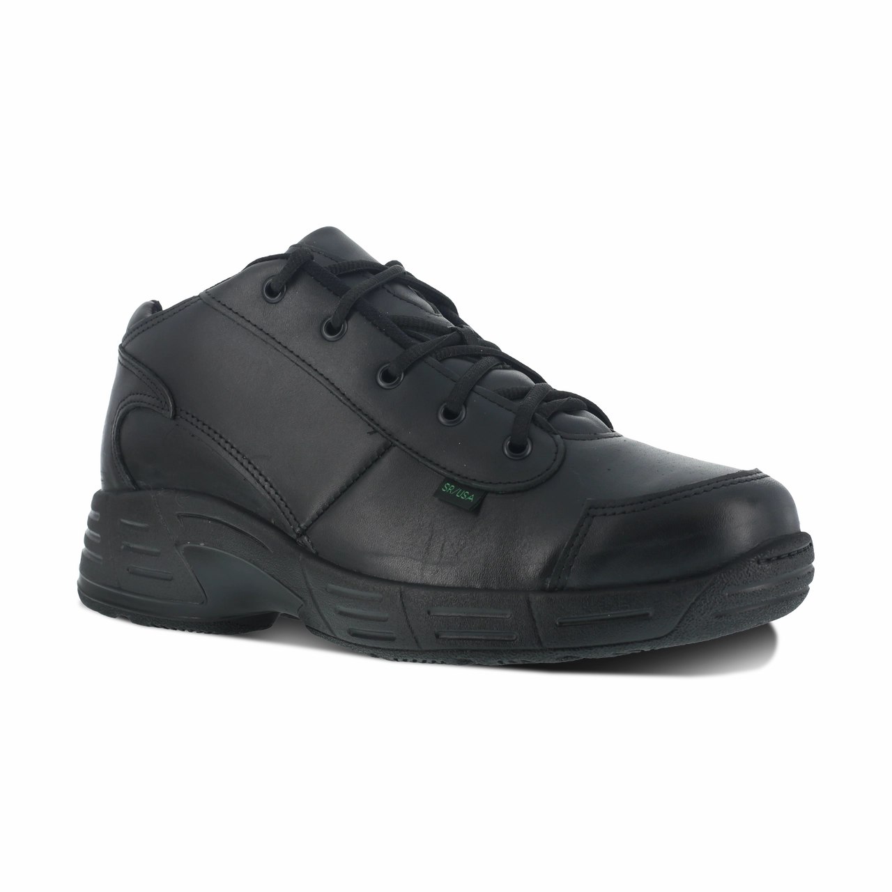 Reebok Work Postal TCT CP8300 Men's Athletic Postal Mid-Cut Boot In Black Rugged Build Shoes Advanced Grip