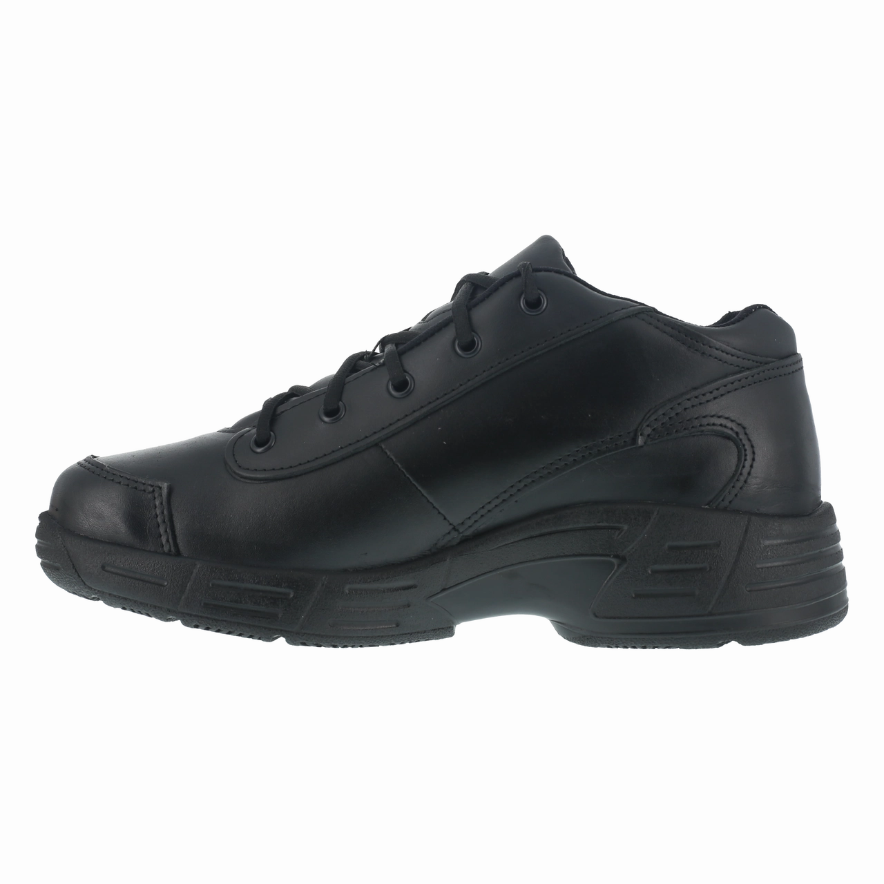 Reebok Work Postal TCT CP8300 Men's Athletic Postal Mid-Cut Boot In Black High Traction Footwear