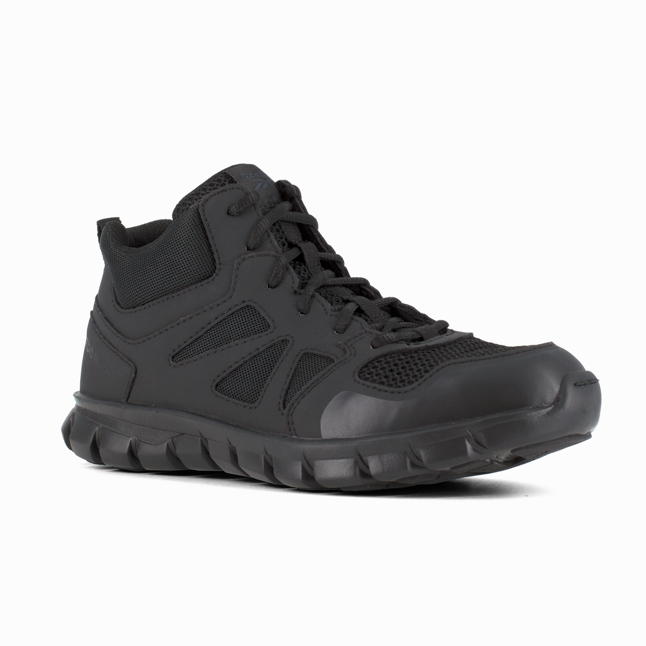 Reebok Work Sublite Cushion Tactical RB805 Women's Tactical Mid-Cut in Black Dynamic Arch Support