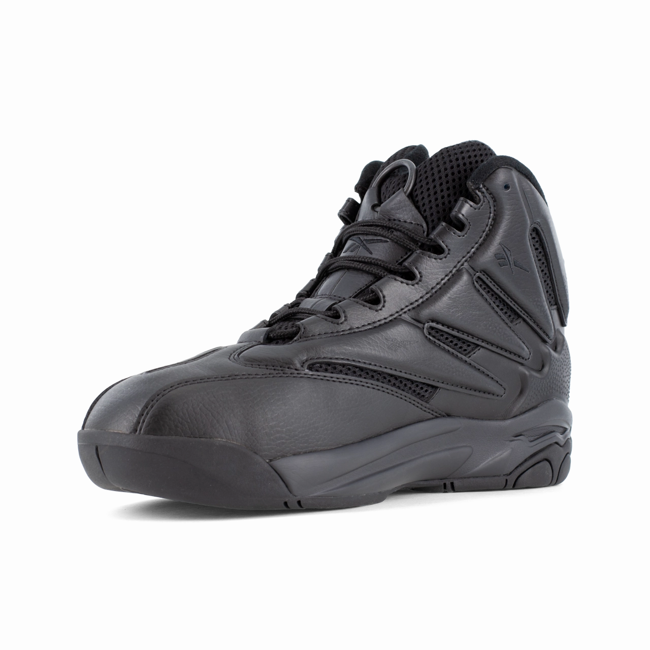 Minimalist Drop Design Reebok Work The Blast Work RB9405 Men's High Top Work Sneaker in Black