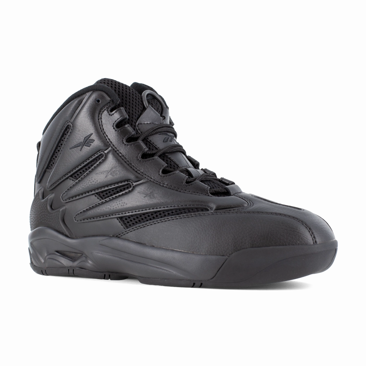 Reebok Work The Blast Work RB9405 Men's High Top Work Sneaker in Black Breathable mesh upper