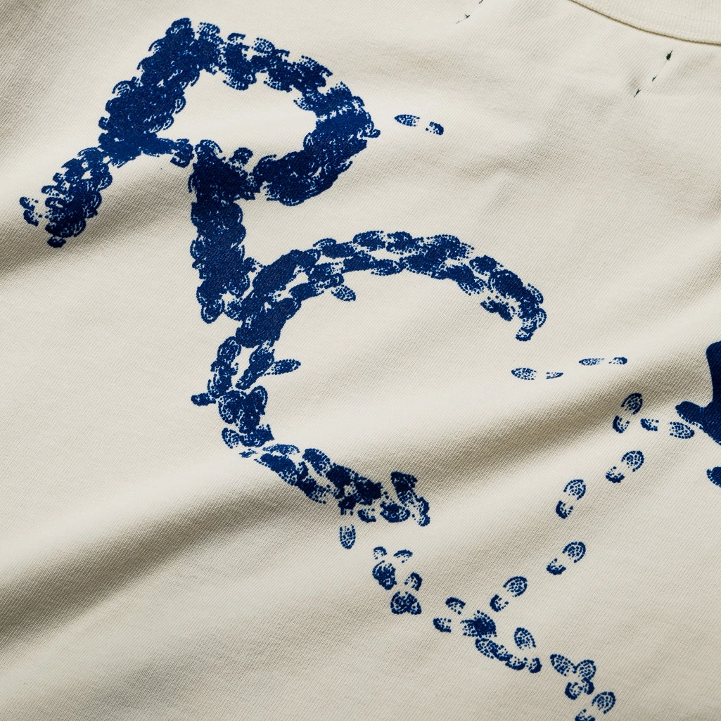 Reese Cooper Desire Paths Tee - Vintage White Running Speed