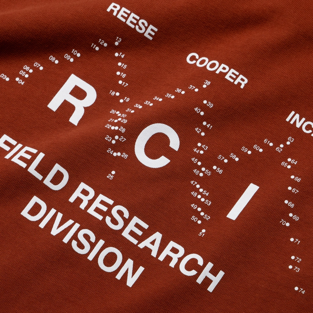 Reese Cooper Field Research Tee - Burnt Orange Strong Soul AI Core