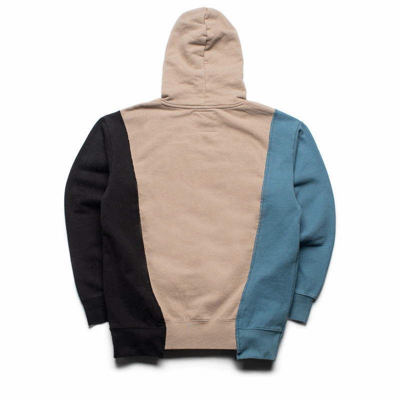 Market Designer Panel Hoodie - Wave Tailored Fit Comfortable fit