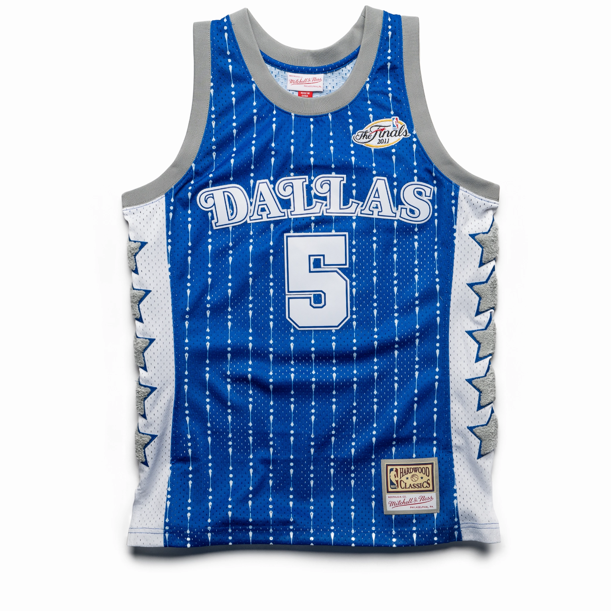 Politics x Mitchell & Ness Dallas Mavericks Jersey - Blue Weather Guard Tech Edge