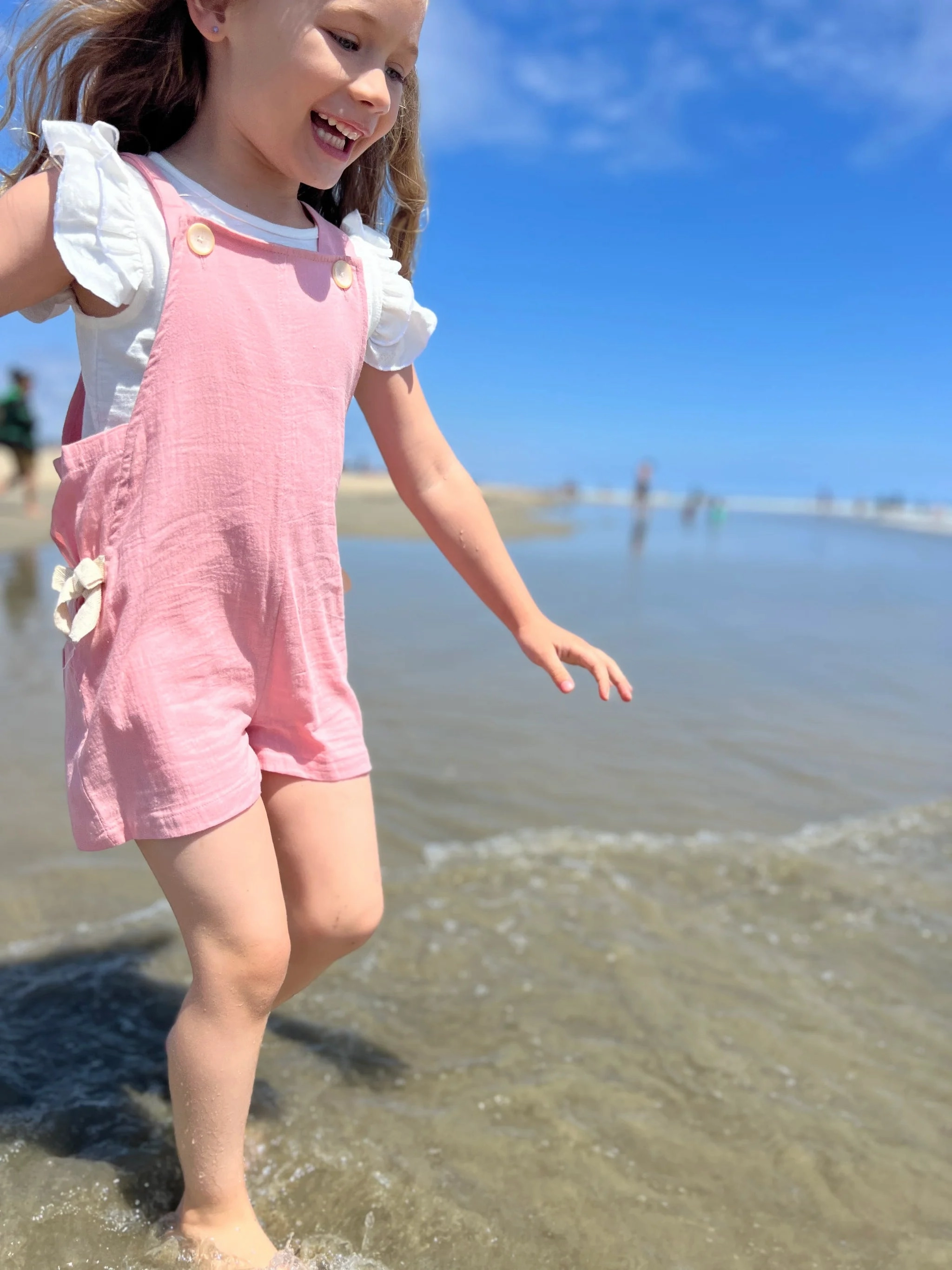 Everly Overalls in Pink Noble Grace