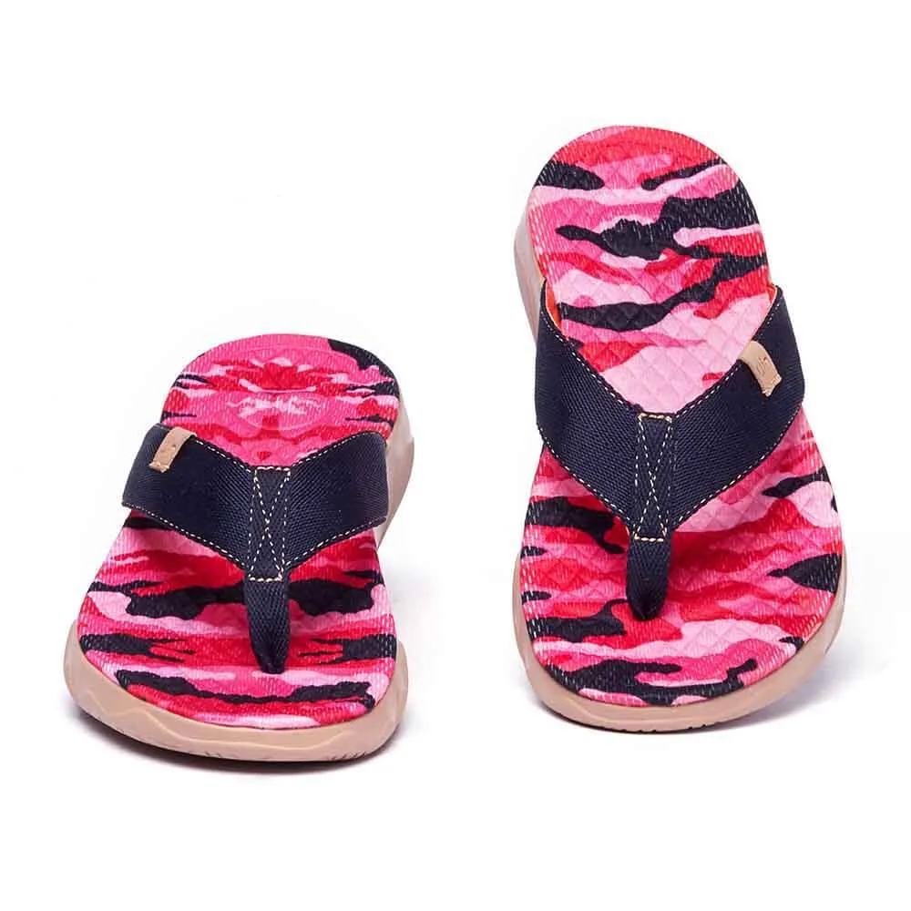 Slide Fit Pink Cherry Women Majorca Flip Flops