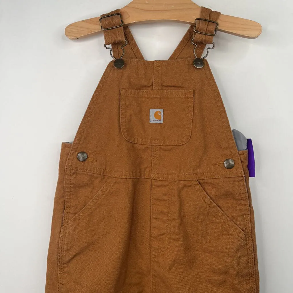 Tie dyed kids' clothes Size 4: Carhartt Brown Overalls