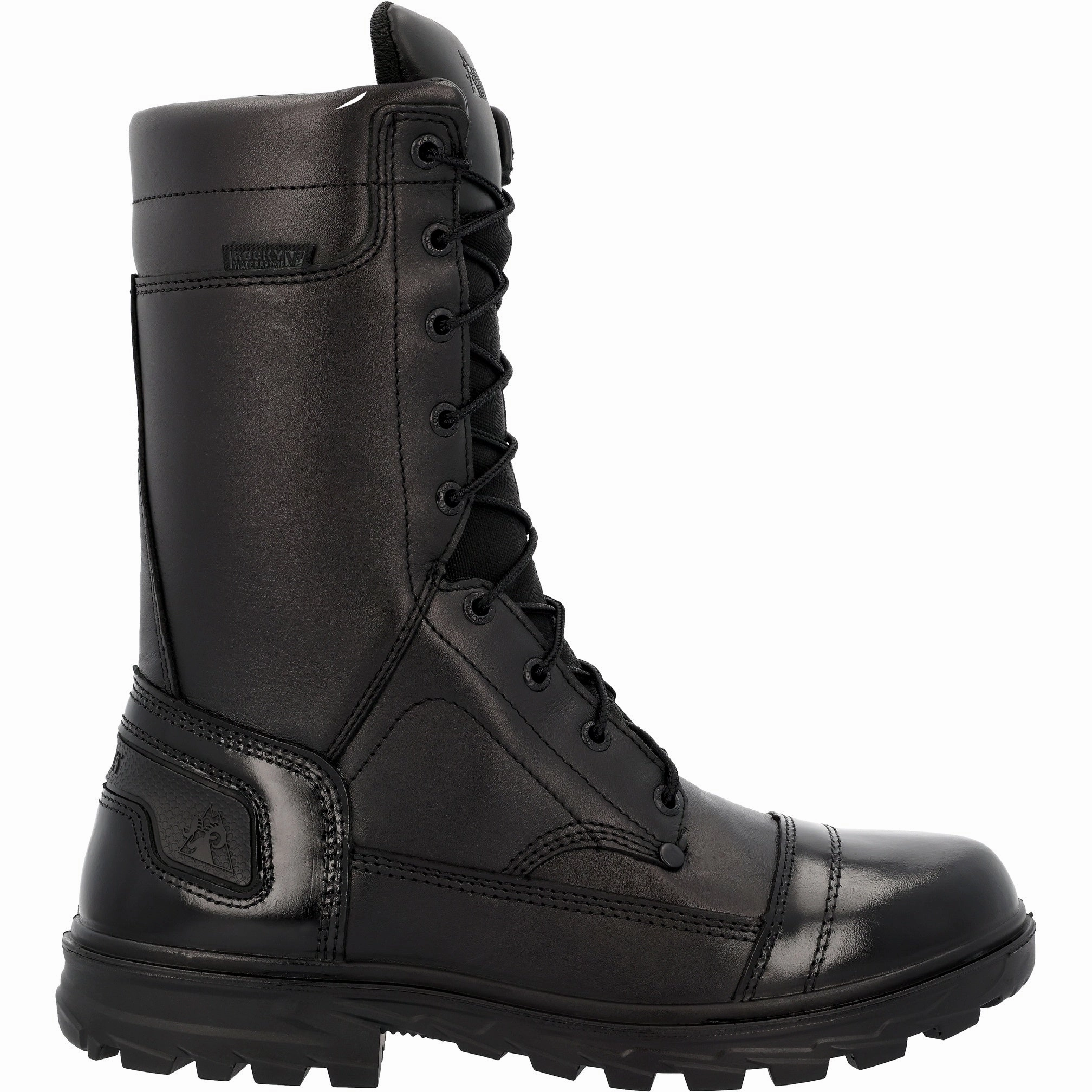 Energy Return Technology Rocky Jump Boot Pro 10?? Soft Toe Public Service Boot Rkd0121 In Black