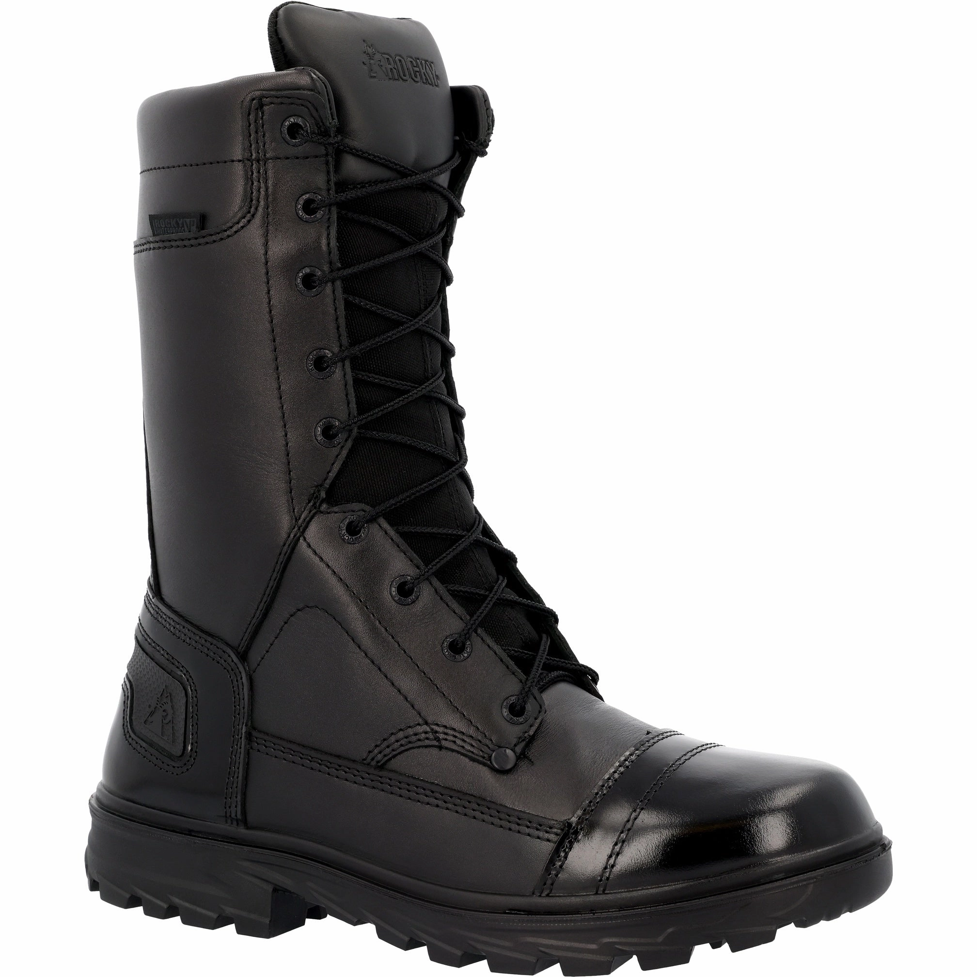 Rocky Jump Boot Pro 10?? Soft Toe Public Service Boot Rkd0121 In Black Stable Fit