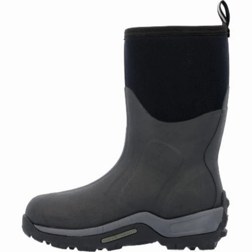 Muck Arctic Grip Men??s Sport Mid Boots Asm000a In Black Reinforced Form Night Travel