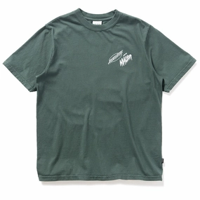 Campus Vibe Comfy Wear Malbon Golf x Santa Cruz Bermuda Slasher Tee - Green