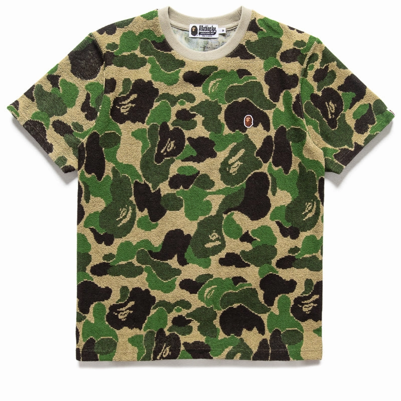 A Bathing Ape ABC Camo Pile Jacquard One Point Tee - Green Comfortable Shoes CompressionFreeCuffs