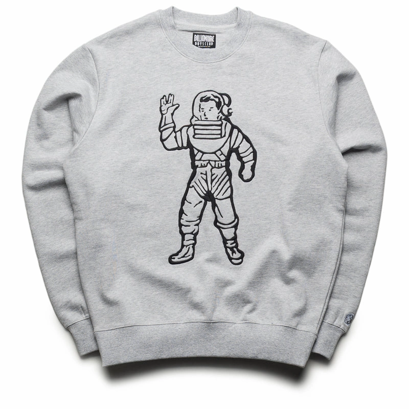 Billionaire Boys Club Astronaut Crew Sweatshirt - Heather Grey Soft Joggers