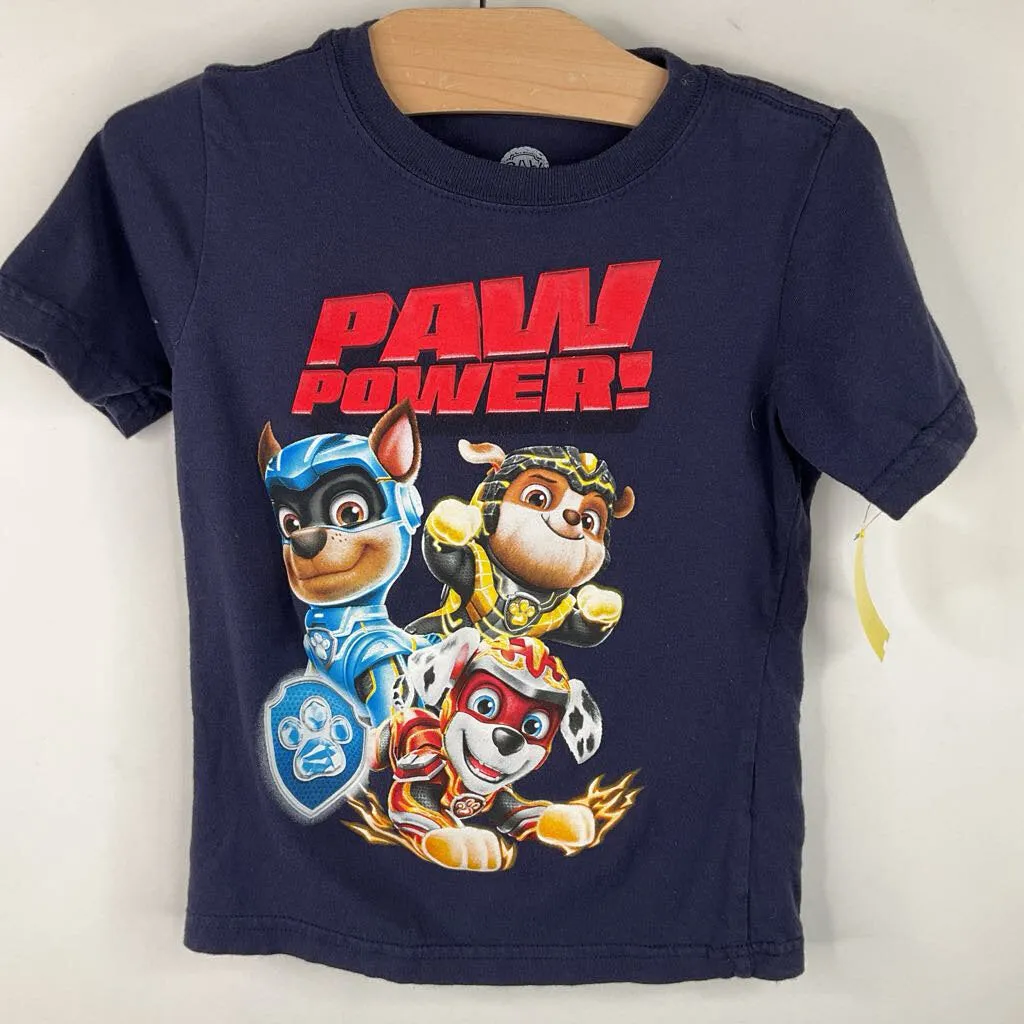 Low contrast children's clothes Size 3: Paw Patrol Blue T-shirt