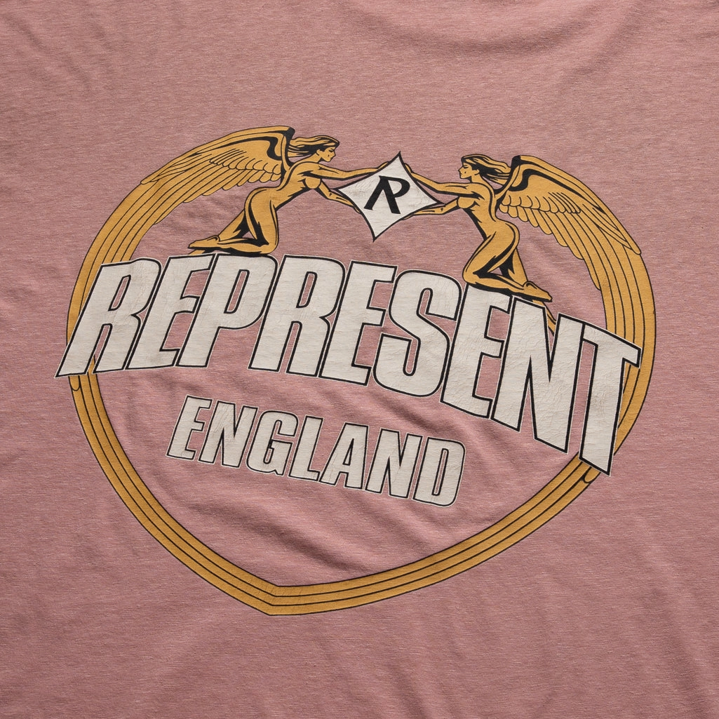 Represent Angel Border Tee - Quartz Story Glow