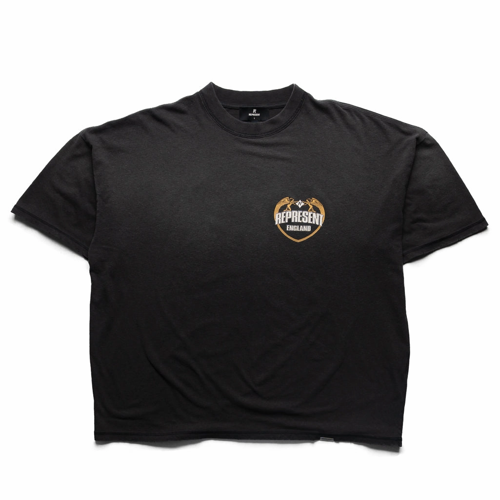 QuickDryTechnology Weather Ready Represent Angel Border Tee - Stained Black