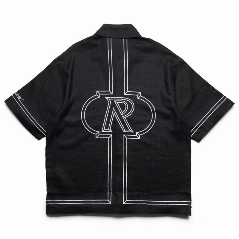Metal Core Korean Fresh Represent Border Shirt - Jet Black