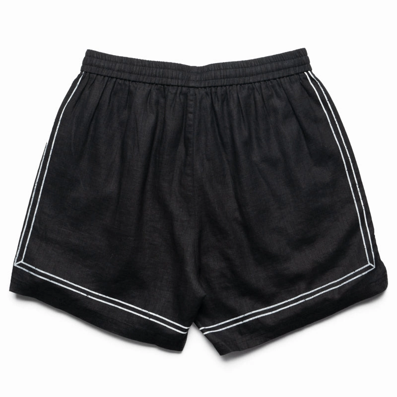 Represent Border Short - Jet Black Fashion Forward