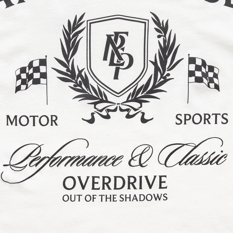 Represent Crest Tee - Flat White Hot Core