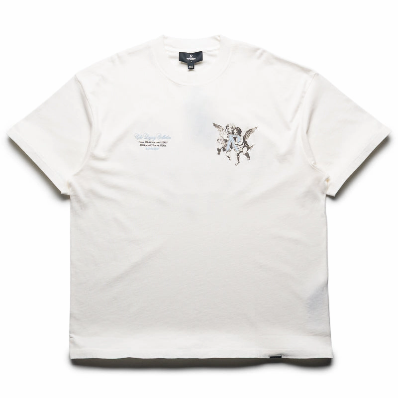 Family Style Cyber Glow Represent Legacy Cherubs Tee - Flat White