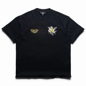 Represent Legacy Cherubs Tee - Jet Black Group Mood