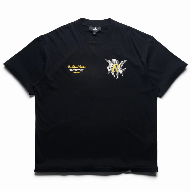 Represent Legacy Cherubs Tee - Jet Black Group Mood