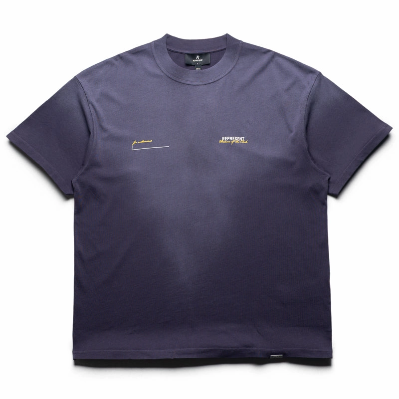 Represent Patron Of The Club Tee - Plum AntiPillFinish
