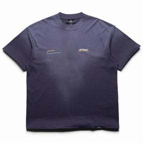 Represent Patron Of The Club Tee - Plum AntiPillFinish