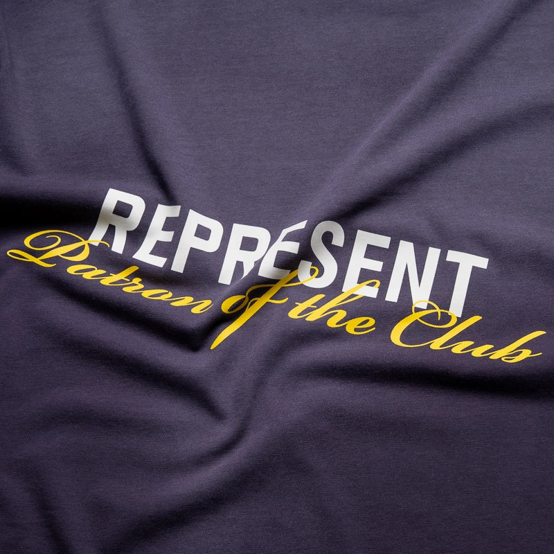 Represent Patron Of The Club Tee - Plum SlipResistantHem Pure Fit