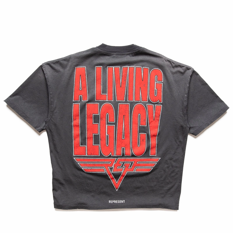 Represent Reversible Living Legacy Tour Tee - Sun Fade Grey EcoFriendlyProduction
