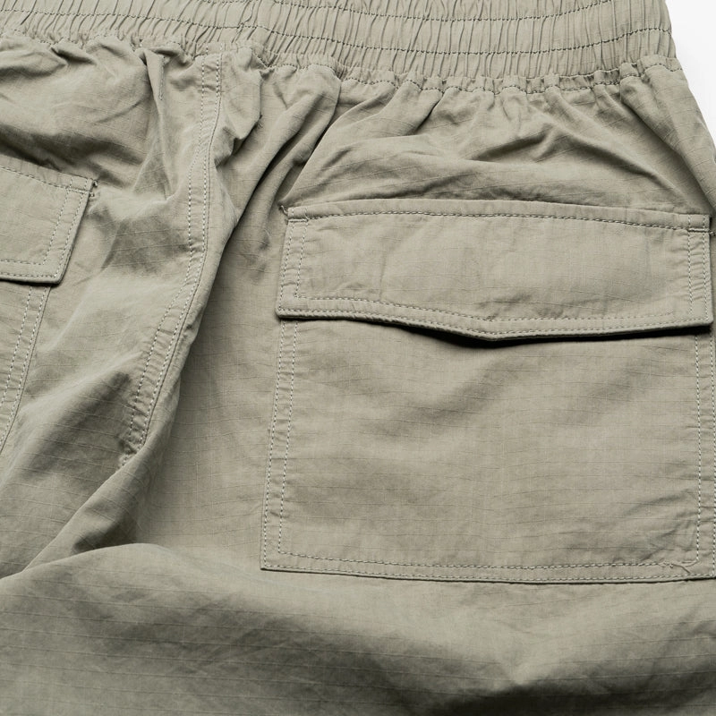 Smooth Edge Binding Represent Ripstop Parachute Pant - Khaki