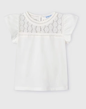 Sprint Fit White Eyelet Tshirt