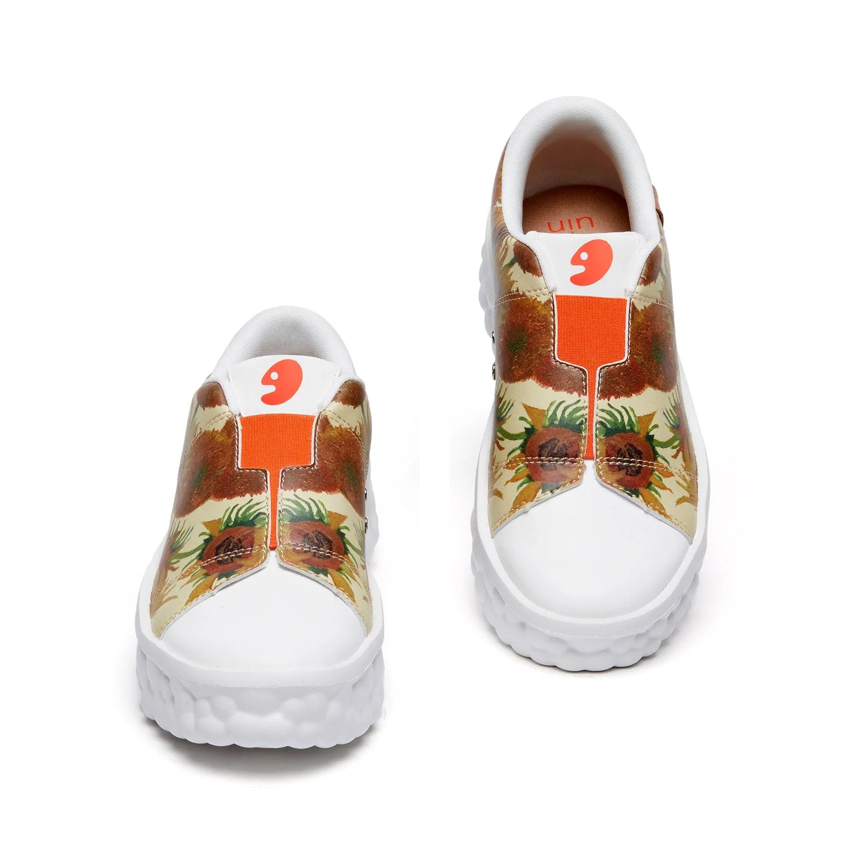 Van Gogh Sunflowers Las Ramblas Women TrailRunning Stand Long